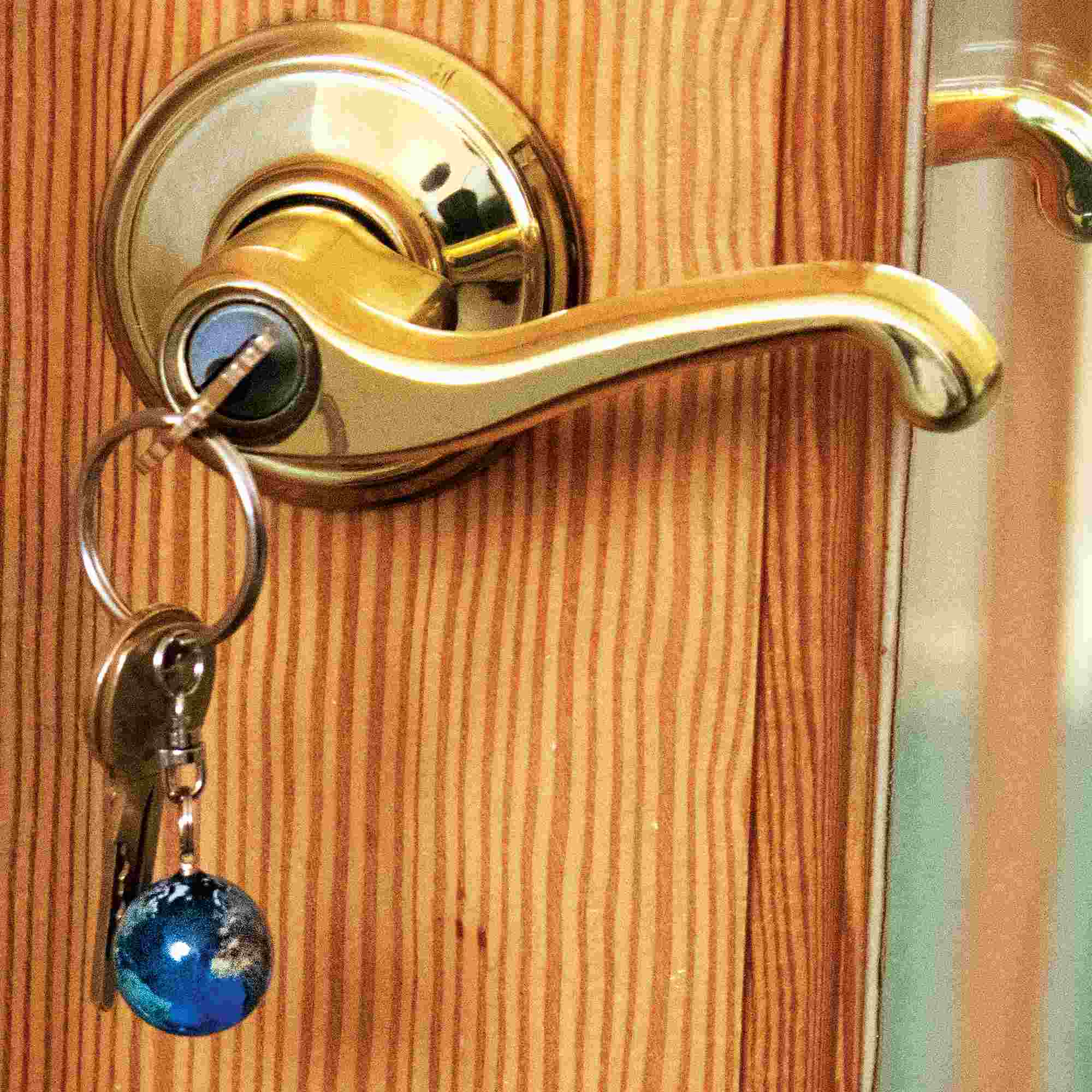 Keychains in door Planet Earth Art Shasta Visions