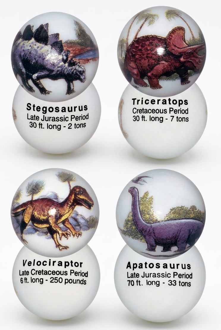 Historical Dinosaur Marbles - 1