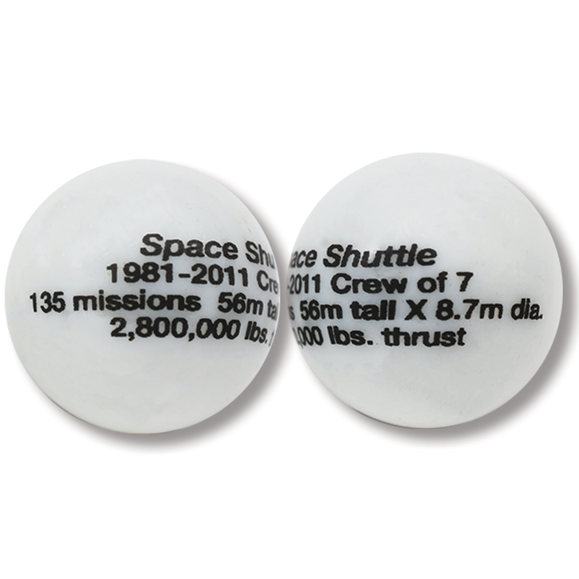 Historical NASA Spaceship Marbles - 1