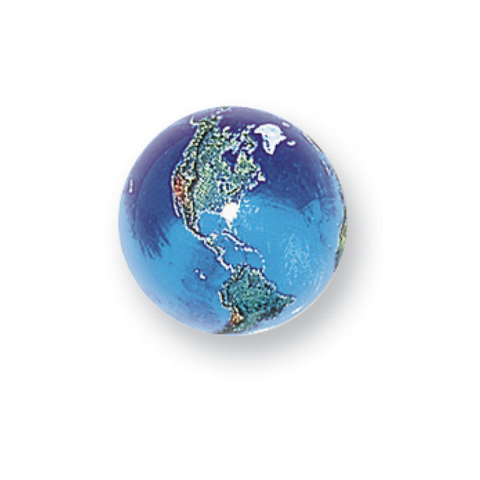 1/2” Natural Earth Marble, Pack of 5