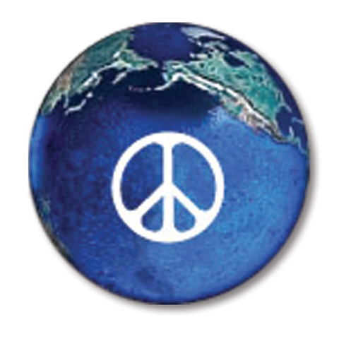 1" Peace in 18 Languages Earth Marbles-3 Pack
