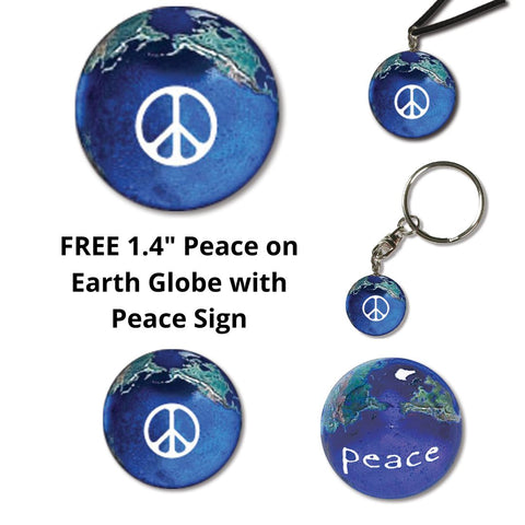 Holiday Peace On Earth Collection + FREE 1.4" Peace on Earth Globe with Peace Sign